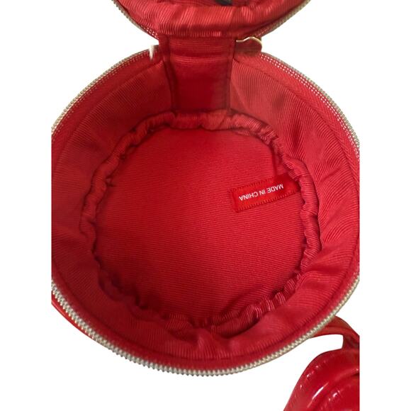 NWOT Marc Jacobs Round Small Red Patent Leather Purse - Picture 10 of 14